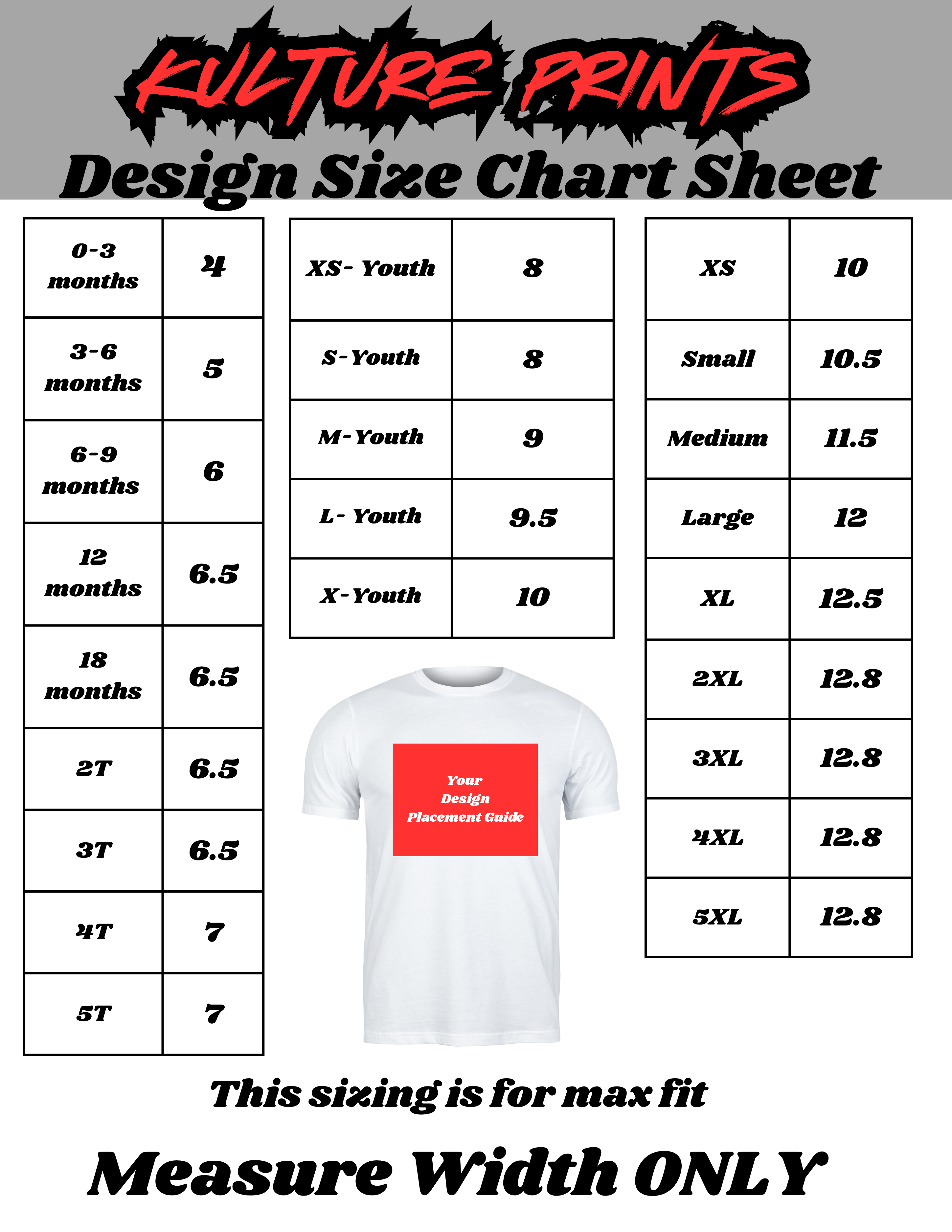 Custom DTF Sheets ( Not Print Ready)